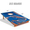 YouTheFan NCAA 2’ x 3’ Wood Cornhole Game with Logo Bags(Boise State Broncos)