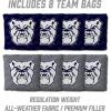 YouTheFan NCAA 2’ x 3’ Wood Cornhole Game with Logo Bags(Butler Bulldogs)