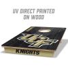 YouTheFan NCAA 2’ x 3’ Wood Cornhole Game with Logo Bags(Central Florida Knights)
