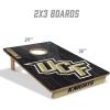 YouTheFan NCAA 2’ x 3’ Wood Cornhole Game with Logo Bags(Central Florida Knights)