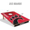 YouTheFan NCAA 2’ x 3’ Wood Cornhole Game with Logo Bags(Cincinnati Bearcats)