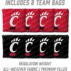 YouTheFan NCAA 2’ x 3’ Wood Cornhole Game with Logo Bags(Cincinnati Bearcats)