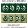 YouTheFan NCAA 2’ x 3’ Wood Cornhole Game with Logo Bags(Colorado State Rams)