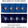 YouTheFan NCAA 2’ x 3’ Wood Cornhole Game with Logo Bags(Creighton Bluejays)
