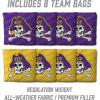 YouTheFan NCAA 2’ x 3’ Wood Cornhole Game with Logo Bags(East Carolina Pirates)