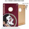 YouTheFan NCAA 2’ x 3’ Wood Cornhole Game with Logo Bags(Florida State Seminoles)
