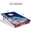 YouTheFan NCAA 2’ x 3’ Wood Cornhole Game with Logo Bags(Gonzaga Bulldogs)