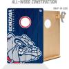 YouTheFan NCAA 2’ x 3’ Wood Cornhole Game with Logo Bags(Gonzaga Bulldogs)