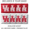 YouTheFan NCAA 2’ x 3’ Wood Cornhole Game with Logo Bags(Houston Cougars)