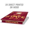 YouTheFan NCAA 2’ x 3’ Wood Cornhole Game with Logo Bags(Iowa State Cyclones)