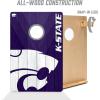 YouTheFan NCAA 2’ x 3’ Wood Cornhole Game with Logo Bags(Kansas State Wildcats)