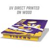YouTheFan NCAA 2’ x 3’ Wood Cornhole Game with Logo Bags(LSU Tigers)