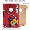 YouTheFan NCAA 2’ x 3’ Wood Cornhole Game with Logo Bags(Louisville Cardinals)