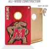 YouTheFan NCAA 2’ x 3’ Wood Cornhole Game with Logo Bags(Maryland Terrapins)