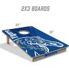 YouTheFan NCAA 2’ x 3’ Wood Cornhole Game with Logo Bags(Memphis Tigers)