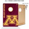 YouTheFan NCAA 2’ x 3’ Wood Cornhole Game with Logo Bags(Minnesota Golden Gophers)