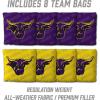 YouTheFan NCAA 2’ x 3’ Wood Cornhole Game with Logo Bags(Minnesota State Mavericks)