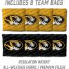 YouTheFan NCAA 2’ x 3’ Wood Cornhole Game with Logo Bags(Missouri Tigers)