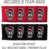 YouTheFan NCAA 2’ x 3’ Wood Cornhole Game with Logo Bags(NC State Wolfpack)