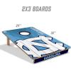 YouTheFan NCAA 2’ x 3’ Wood Cornhole Game with Logo Bags(North Carolina Tar Heels)