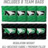 YouTheFan NCAA 2’ x 3’ Wood Cornhole Game with Logo Bags(North Dakota Fighting Hawk)