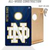 YouTheFan NCAA 2’ x 3’ Wood Cornhole Game with Logo Bags(Notre Dame Fighting Irish)