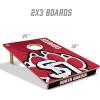 YouTheFan NCAA 2’ x 3’ Wood Cornhole Game with Logo Bags(South Dakota Coyotes)