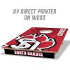 YouTheFan NCAA 2’ x 3’ Wood Cornhole Game with Logo Bags(South Dakota Coyotes)