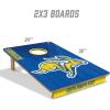 YouTheFan NCAA 2’ x 3’ Wood Cornhole Game with Logo Bags(South Dakota State Jackrabbits)