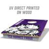 YouTheFan NCAA 2’ x 3’ Wood Cornhole Game with Logo Bags(TCU Horned Frogs)