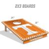 YouTheFan NCAA 2’ x 3’ Wood Cornhole Game with Logo Bags(Tennessee Volunteers)