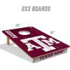 YouTheFan NCAA 2’ x 3’ Wood Cornhole Game with Logo Bags(Texas A&M Aggies)