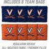 YouTheFan NCAA 2’ x 3’ Wood Cornhole Game with Logo Bags(Virginia Cavaliers)