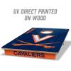 YouTheFan NCAA 2’ x 3’ Wood Cornhole Game with Logo Bags(Virginia Cavaliers)