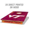 YouTheFan NCAA 2’ x 3’ Wood Cornhole Game with Logo Bags(Virginia Tech Hokies)