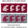 YouTheFan NCAA 2’ x 3’ Wood Cornhole Game with Logo Bags(Washington State Cougars)