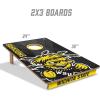 YouTheFan NCAA 2’ x 3’ Wood Cornhole Game with Logo Bags(Wichita State Shockers)