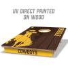 YouTheFan NCAA 2’ x 3’ Wood Cornhole Game with Logo Bags(Wyoming Cowboys)