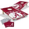 YouTheFan NCAA 2’ x 3’ Wood Cornhole Game with Logo Bags(Alabama Crimson Tide)