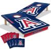 YouTheFan NCAA 2’ x 3’ Wood Cornhole Game with Logo Bags(Arizona Wildcats)