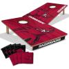 YouTheFan NCAA 2’ x 3’ Wood Cornhole Game with Logo Bags(Arkansas Razorbacks)