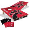 YouTheFan NCAA 2’ x 3’ Wood Cornhole Game with Logo Bags(Cincinnati Bearcats)