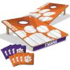YouTheFan NCAA 2’ x 3’ Wood Cornhole Game with Logo Bags(Clemson Tigers)
