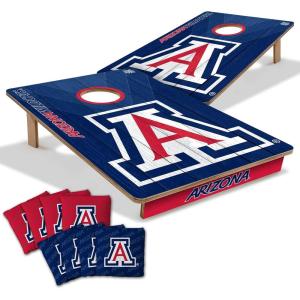 YouTheFan NCAA 2’ x 3’ Wood Cornhole Game with Logo Bags(Arizona Wildcats)