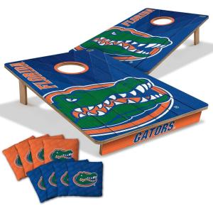 YouTheFan NCAA 2’ x 3’ Wood Cornhole Game with Logo Bags(Florida Gators)