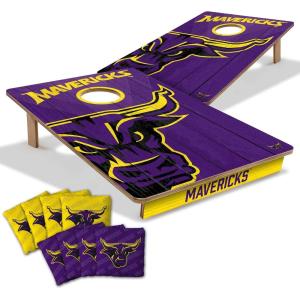 YouTheFan NCAA 2’ x 3’ Wood Cornhole Game with Logo Bags(Minnesota State Mavericks)