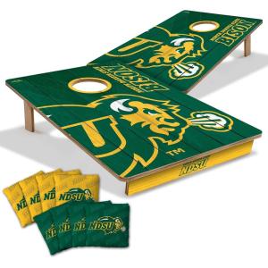YouTheFan NCAA 2’ x 3’ Wood Cornhole Game with Logo Bags(North Dakota State Bison)