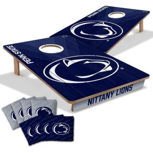 YouTheFan NCAA 2’ x 3’ Wood Cornhole Game with Logo Bags(Penn State Nittany Lions)