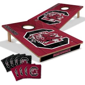 YouTheFan NCAA 2’ x 3’ Wood Cornhole Game with Logo Bags(South Carolina Gamecocks)