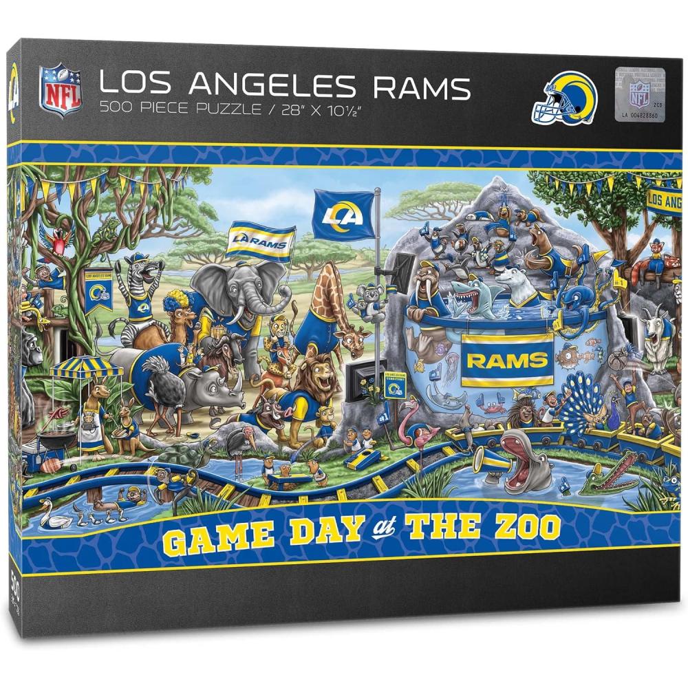 image:imageYouTheFan NFL Game Day at The Zoo 500pc PuzzleLos Angeles Rams